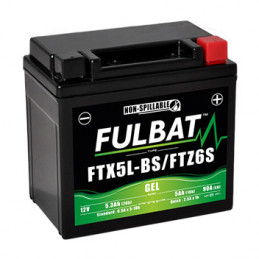 Batterie moto FTX5L-BS FULBAT GEL - 12V - 4.2Ah