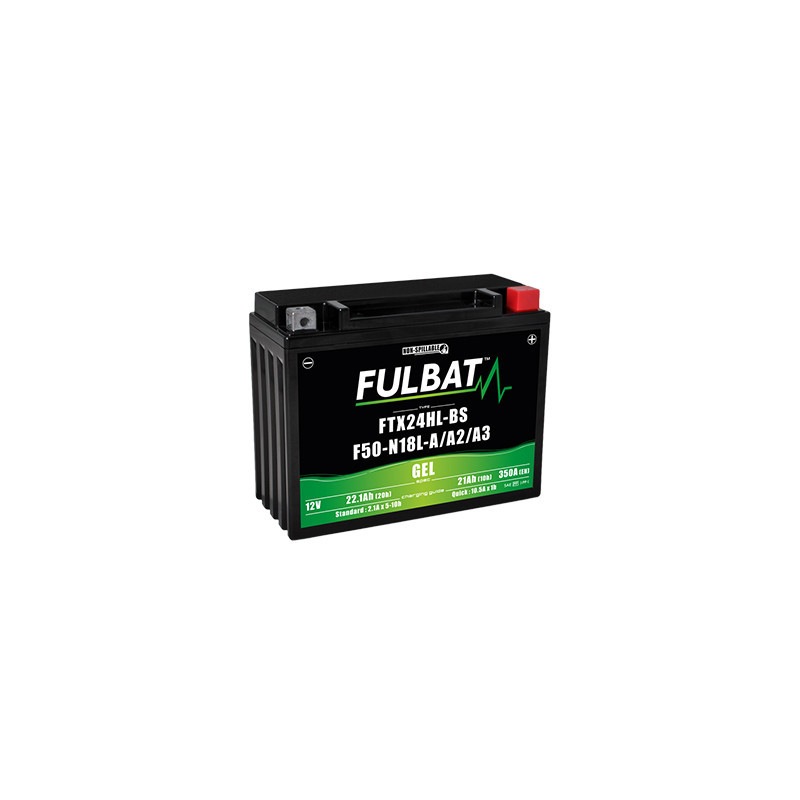 Batterie moto FTX24HL-BS / F50-N18L-A3 FULBAT GEL - 12V - 22.1Ah Batterie moto FTX24HL-BS / F50-N18L-A3 FULBAT GEL - 12V - 22.1Ah