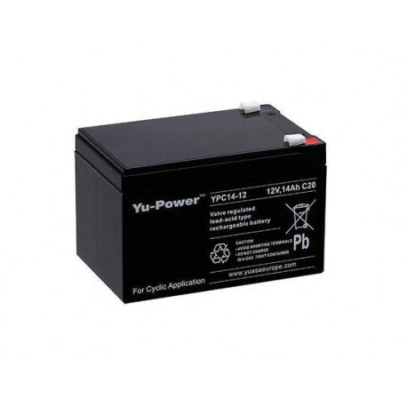 Batterie YPC14-12 YUASA - Plomb Cyclage - 12V - 14Ah