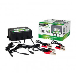 Chargeur batterie moto FULLOAD 1000 - FULBAT - 6/12V - Compatible Lithium