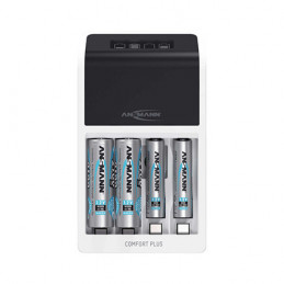 Chargeur de piles ANSMANN Comfort Plus - Compatible AA - AAA - NiMh