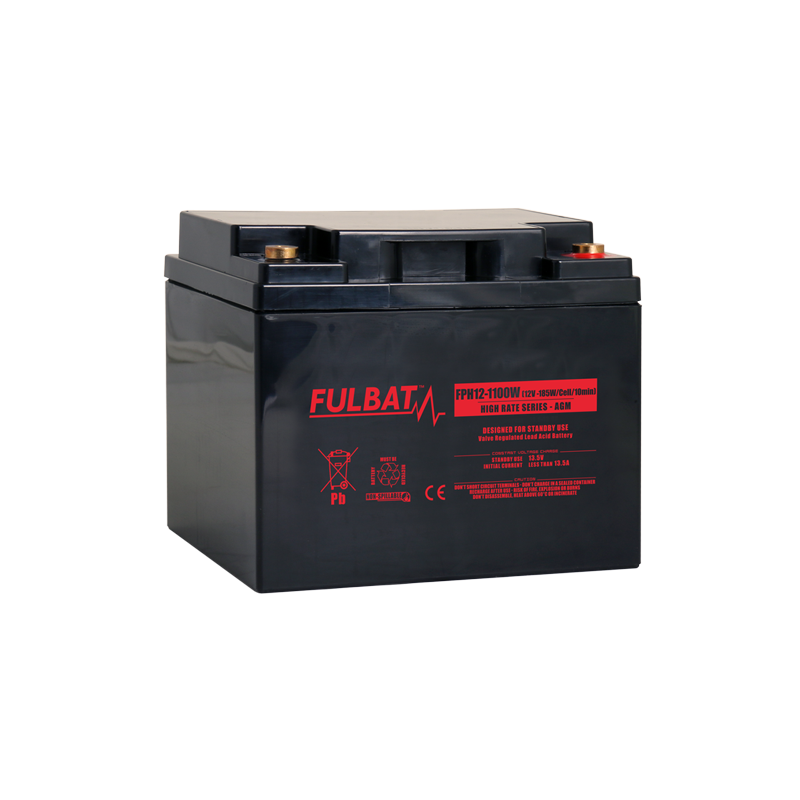 Batterie FULBAT FPH12-1100W - Plomb Standard - 12V - 46,5Ah - VRLA - Spécial Onduleur