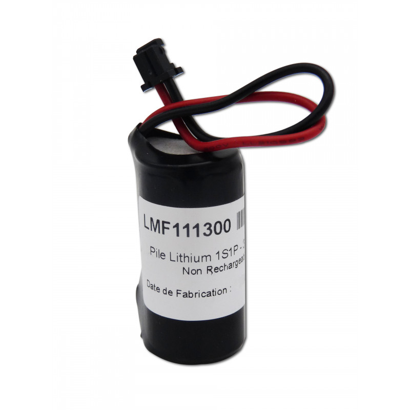 CHRONO Pile lithium LS17330 - 3.6V + 2100mAh + Connecteur CHRONO Pile lithium LS17330 - 3.6V + 2100mAh + Connecteur