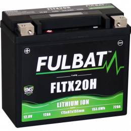 Batterie moto FULBAT - FUFLTX20H - LITHIUM-ION - 12.8V - 12Ah