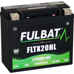 Batterie moto FULBAT - FLTX20HL - LITHIUM-ION - 12.8V - 12Ah