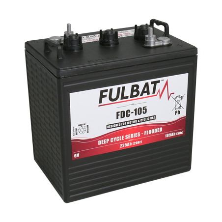 Batterie Deep Cycle Standard 6V 225Ah - FDC105 - Fulbat