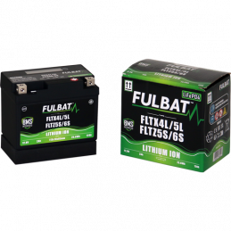Batterie moto FULBAT FLTX4L/5L - FLTZ5S/6S - LITHIUM-ION - 12V - 2Ah