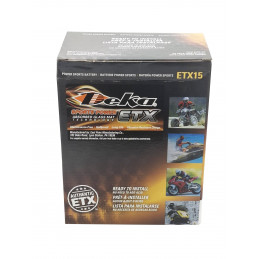 Batterie moto DEKA ETX15 - 12V – 14Ah