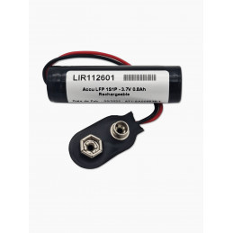 Accu Li-ion Red 14500 - 1S1P - 3,7V 0,8Ah + connecteur