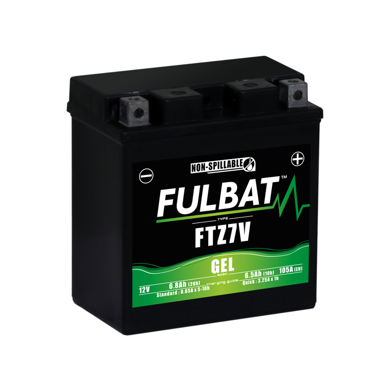 Batterie moto FTZ7S FULBAT GEL - 12V - 6.3Ah Batterie moto FTZ7S FULBAT GEL - 12V - 6.3Ah